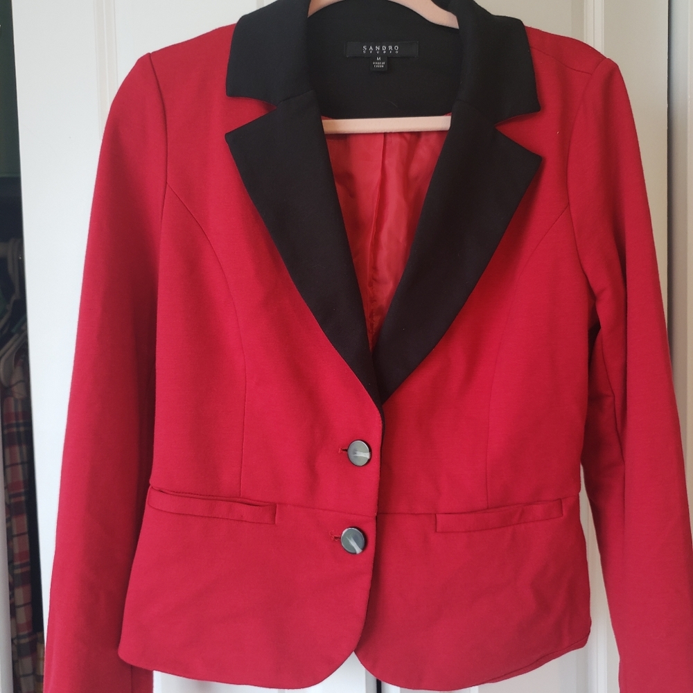 Red blazer